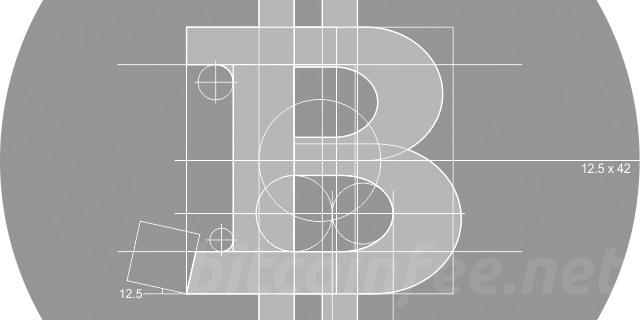 bitcoin logo draft grayscale png